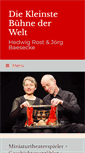 Mobile Screenshot of kleinstebuehne.de