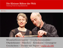 Tablet Screenshot of kleinstebuehne.de